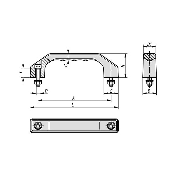 Pull Handles Thermoplastic